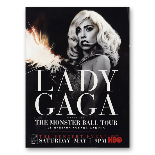 2011 Lady Gaga Monster Ball Tour Vintage Magazine Print Ad