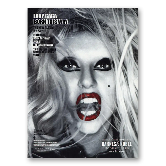 2011 Lady Gaga Born This Way Vintage Magazine Print Ad