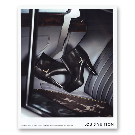 2011 Louis Vuitton Fashion Shoes Vintage Magazine Print Ad