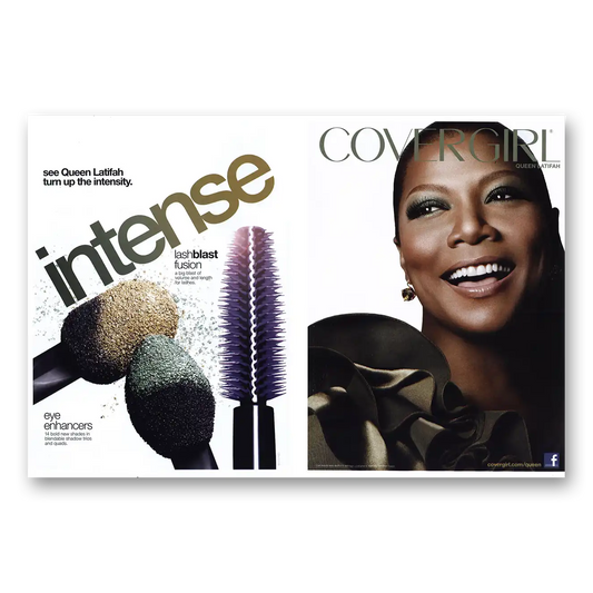 2012 Cover Girl Queen Latifah Vintage Magazine Print Ad