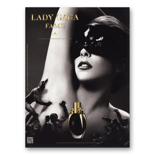 2012 Lady Gaga Fame Perfume Vintage Magazine Print Ad