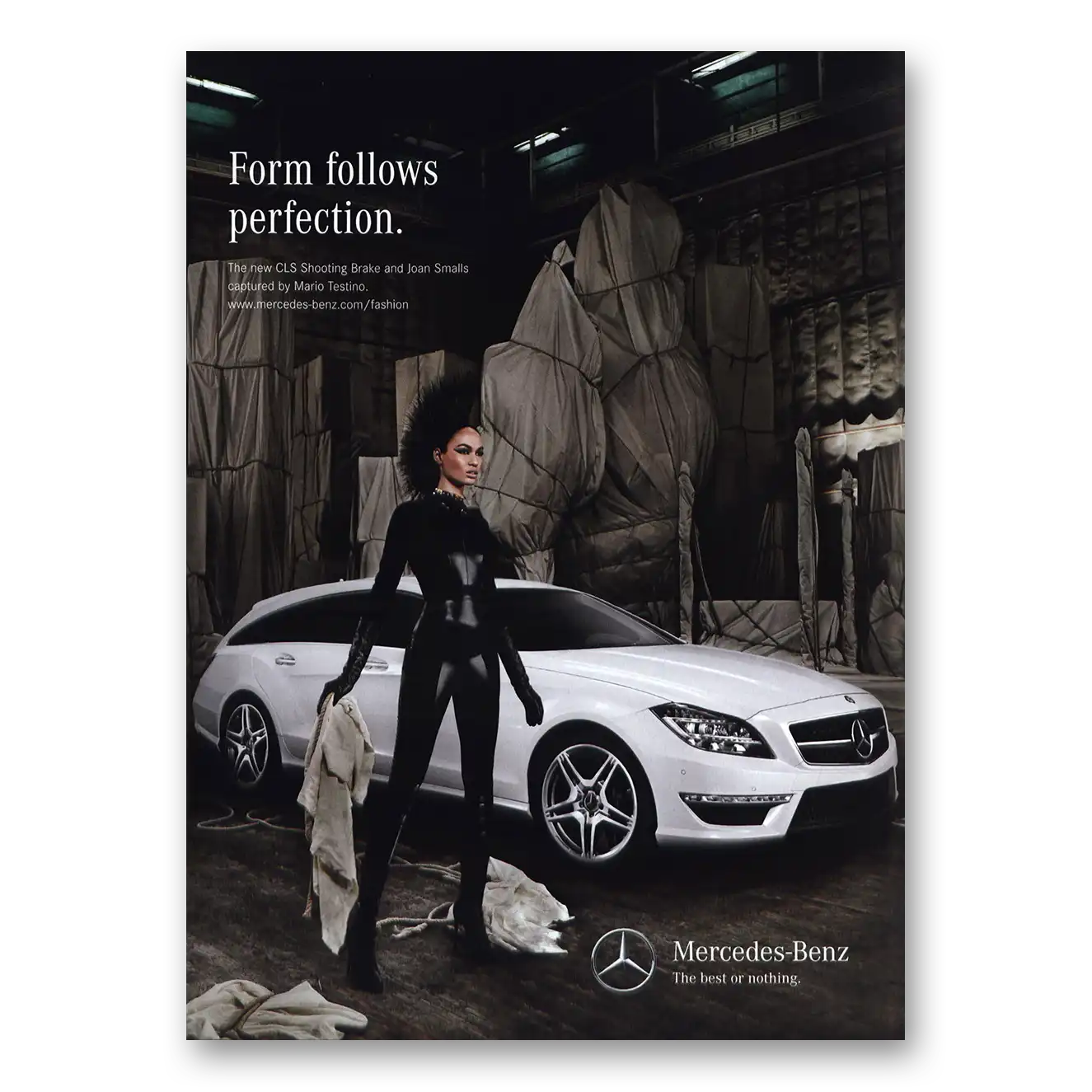 2012 Mercedes Benz Form Follows Perfection Vintage Magazine Print Ad