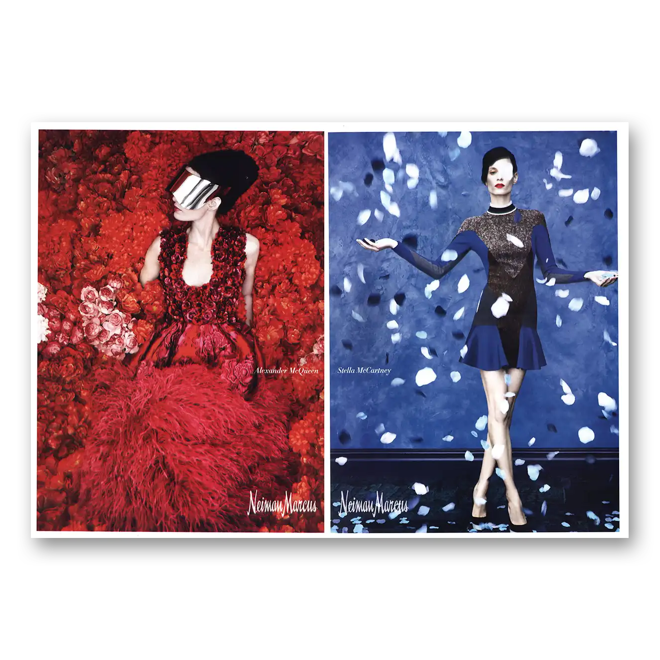 2012 Neiman Marcus Stella McCartney and Alexander McQueen Vintage Magazine Print Ad