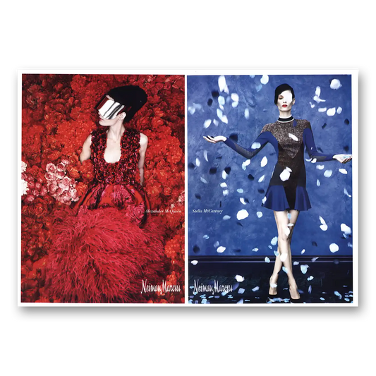 2012 Neiman Marcus Stella McCartney and Alexander McQueen Vintage Magazine Print Ad