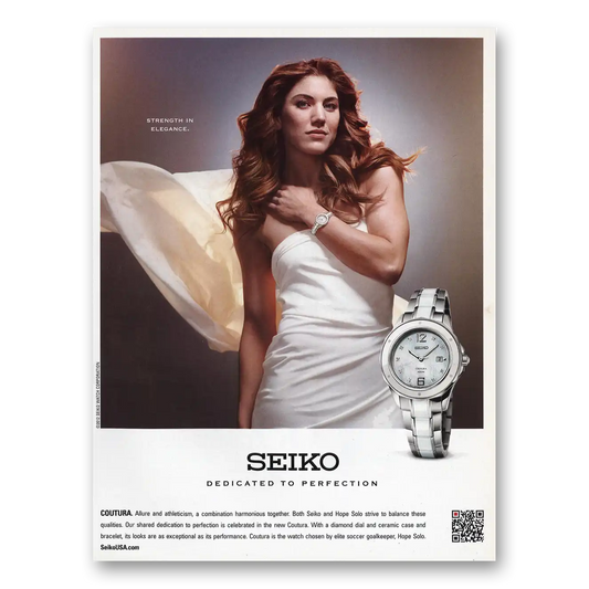 2012 Seiko Strength Elegance Vintage Magazine Print Ad