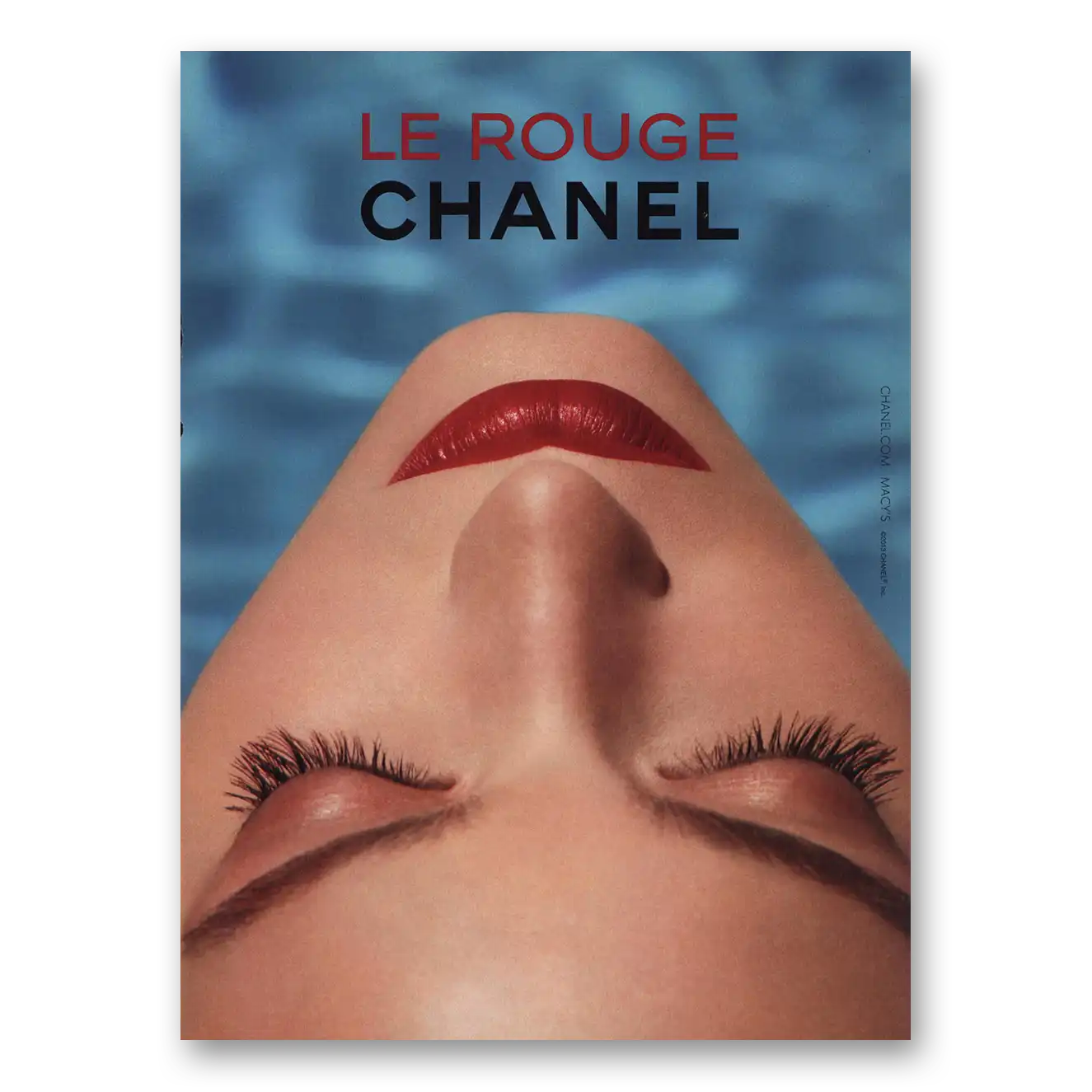 2013 Chanel Le Rouge Vintage Magazine Print Ad