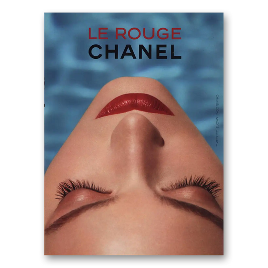 2013 Chanel Le Rouge Vintage Magazine Print Ad