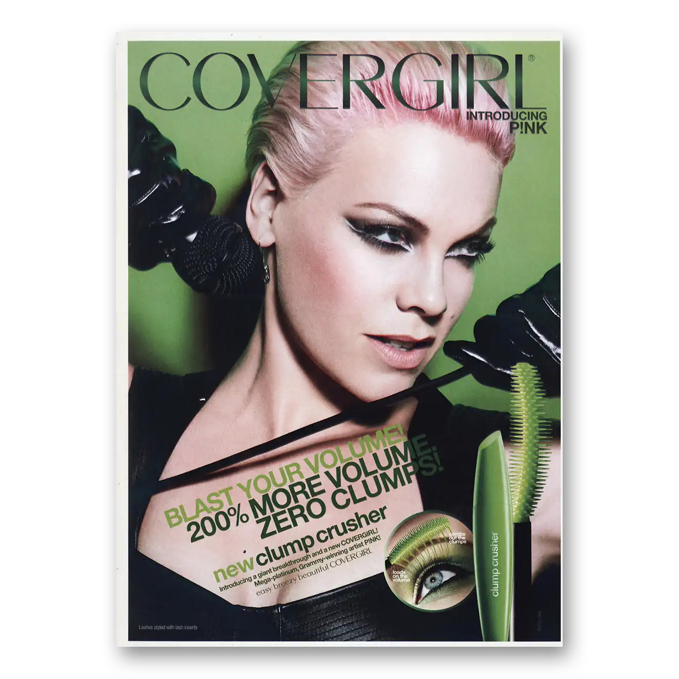 2013 Cover Girl Introducing Pink Vintage Magazine Print Ad