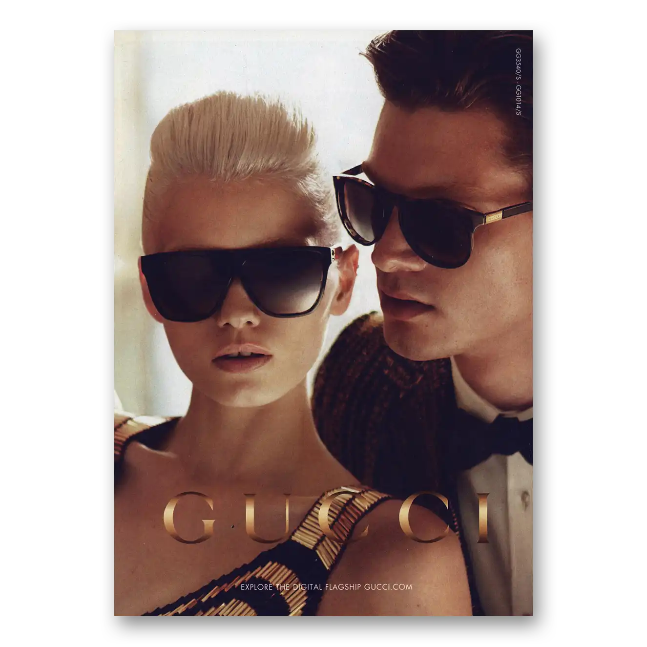 2013 Gucci Digital Flagship Vintage Magazine Print Ad