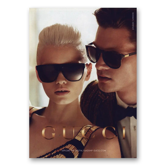 2013 Gucci Digital Flagship Vintage Magazine Print Ad