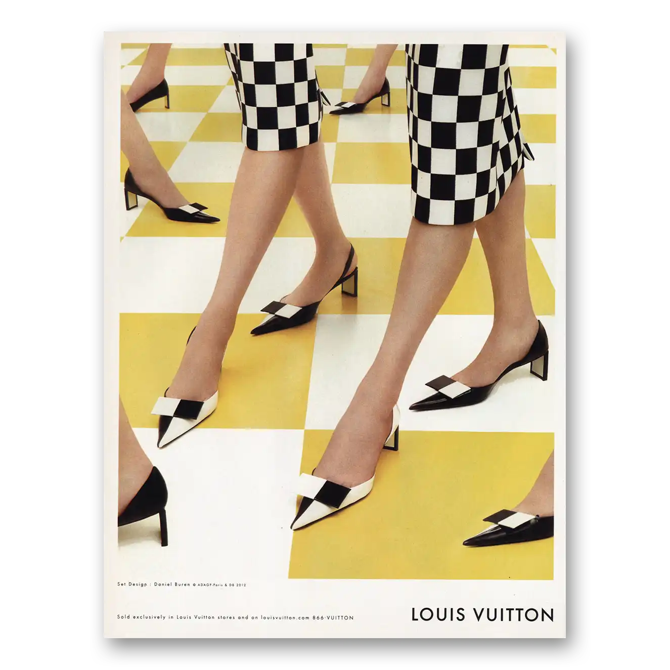 2013 Louis Vuitton Shoes Vintage Magazine Print Ad