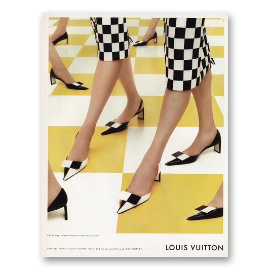 2013 Louis Vuitton Shoes Vintage Magazine Print Ad