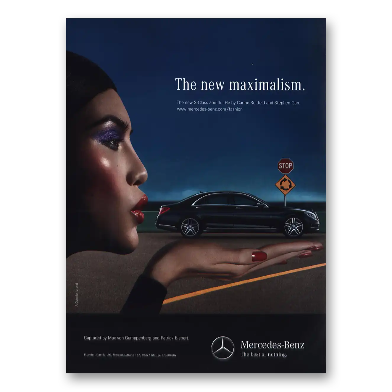 2013 Mercedes Benz New Maximalism Vintage Magazine Print Ad