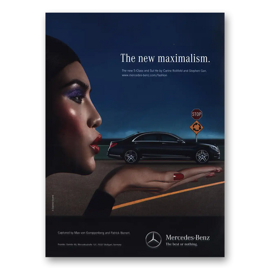 2013 Mercedes Benz New Maximalism Vintage Magazine Print Ad