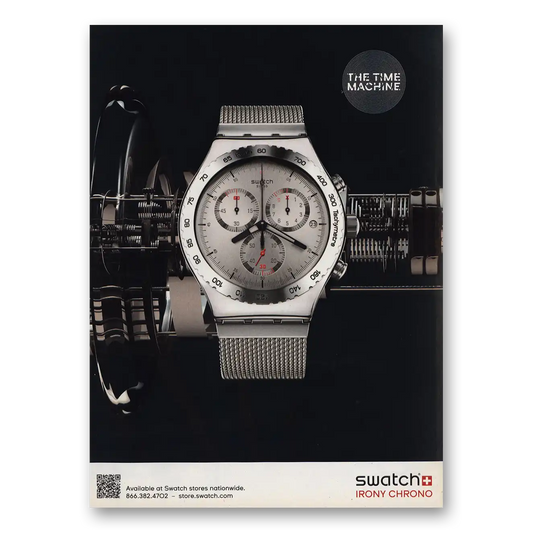 2013 Swatch Watch The Time Machine Vintage Magazine Print Ad