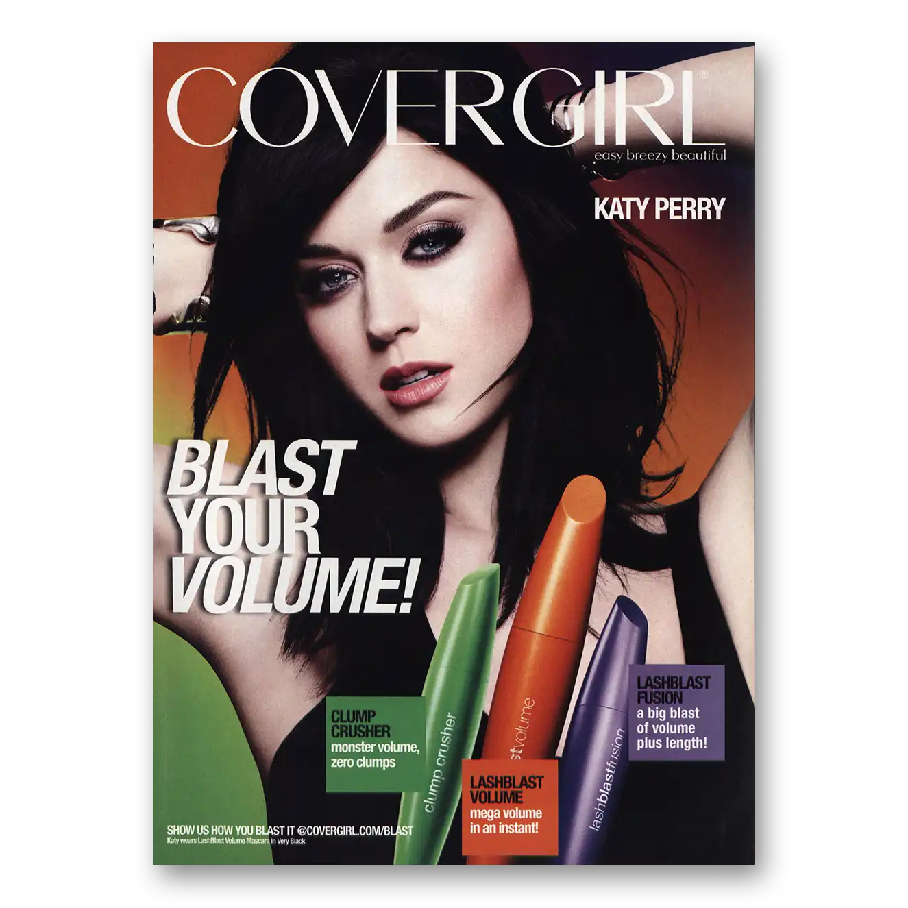 2014 Cover Girl Katy Perry Vintage Magazine Print Ad