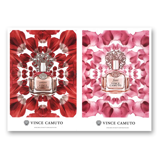 2014 Vince Camuto Amore Fiori Perfumes Vintage Magazine Print Ad