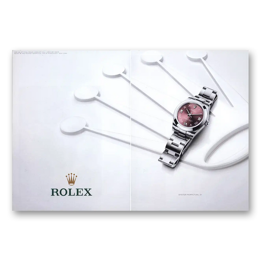 2015 Rolex Oyster Perpetual Vintage Magazine Print Ad