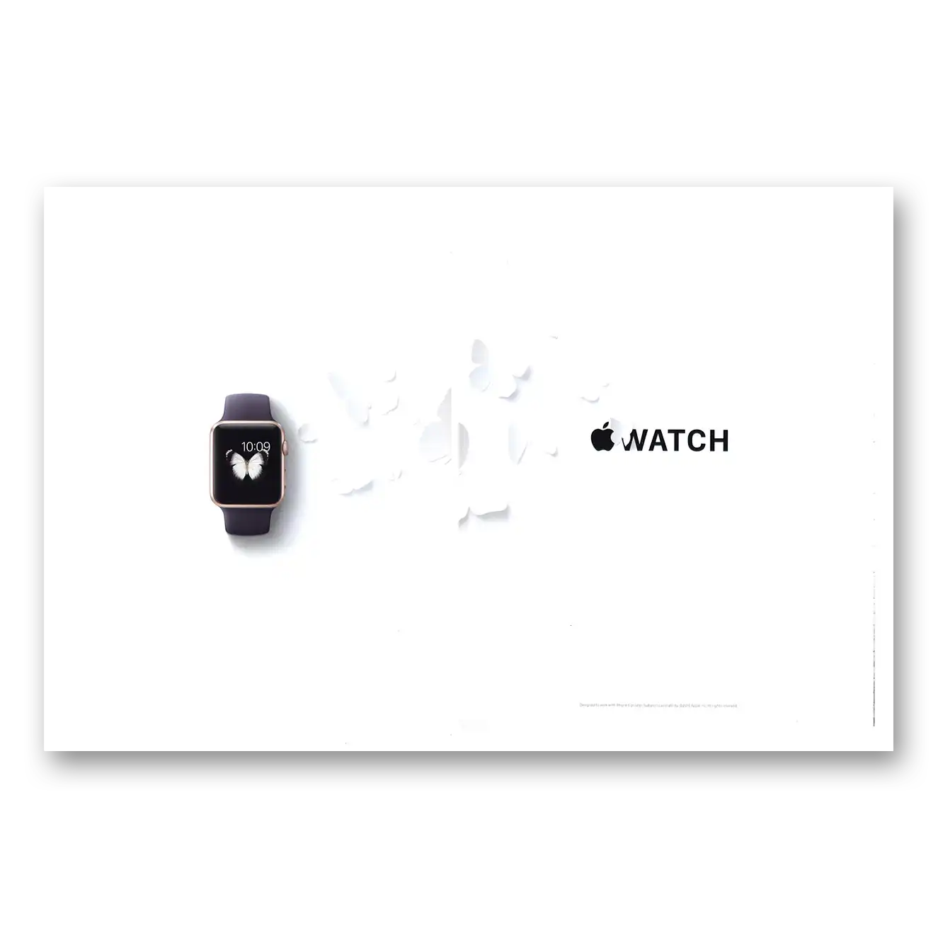 2016 Apple Watch Brochure Vintage Magazine Print Ad