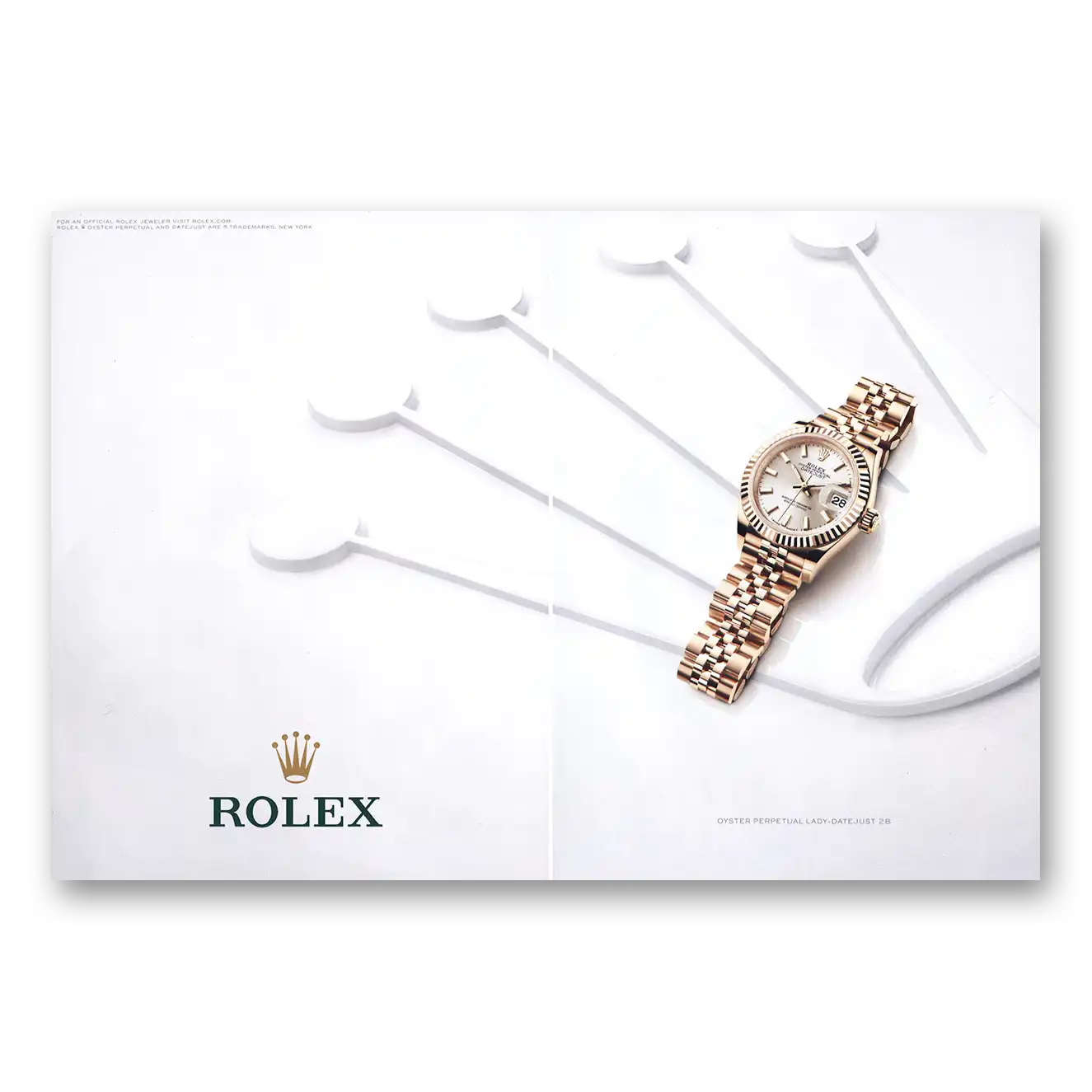 2016 Rolex Oyster Perpetual Vintage Magazine Print Ad