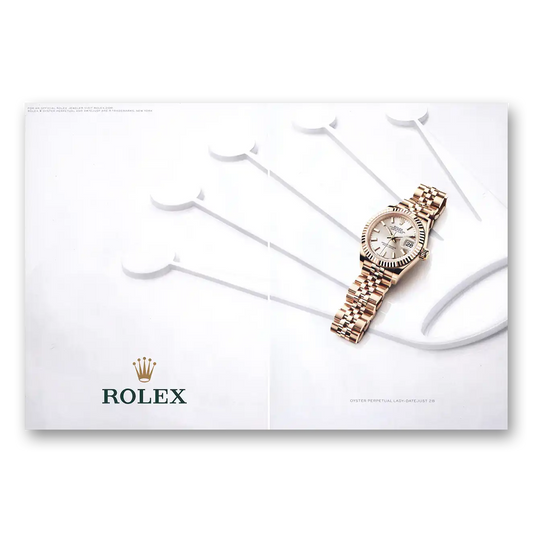 2016 Rolex Oyster Perpetual Vintage Magazine Print Ad