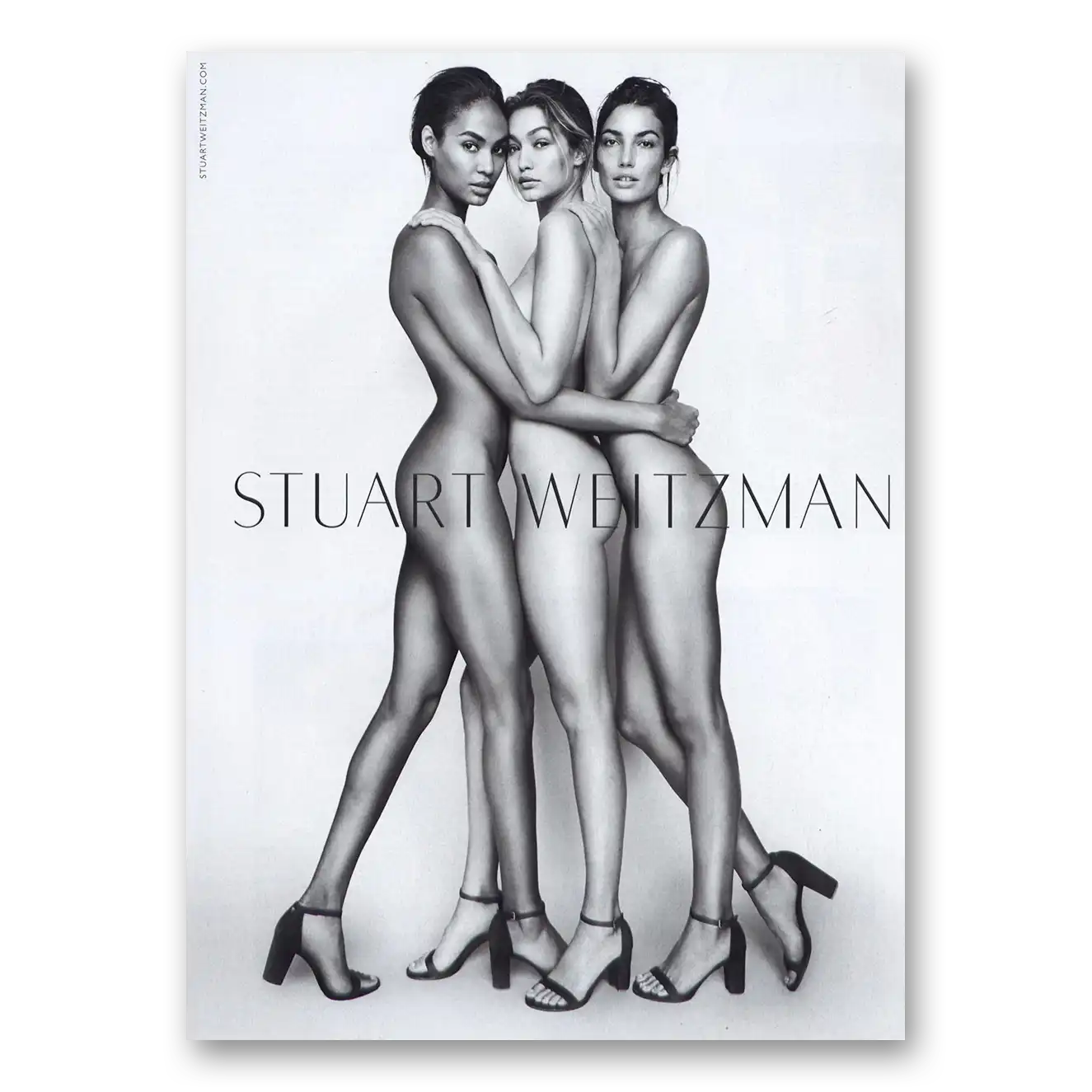 2016 Stuart Weitzman Shoe Fashion Vintage Magazine Print Ad