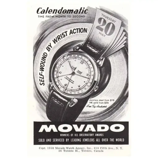 1950 Calendomatic print ad Calendomatic Time From Month to Second Vintage Print Ad
