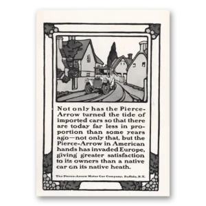1913 Pierce Arrow Motor Car Print Ad | Turned Tide