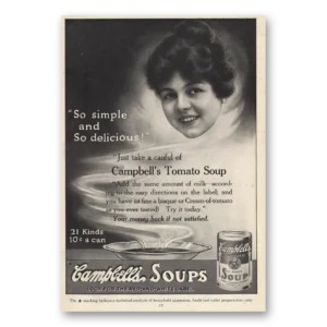 1914 Campbells Tomato Soup Print Ad | Simple Delicious