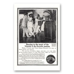 1914 Victrola Print Ad | Dancing
