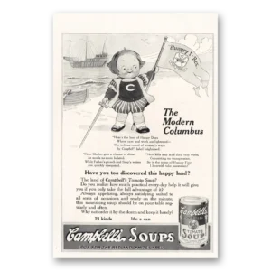 1915 Campbells Tomato Soup Print Ad | Columbus