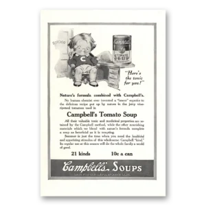 1916 Campbells Tomato Soup Print Ad | Tonic For You
