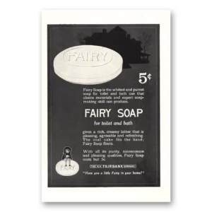 1916 Fairy Soap Print Ad | Fairy Soap