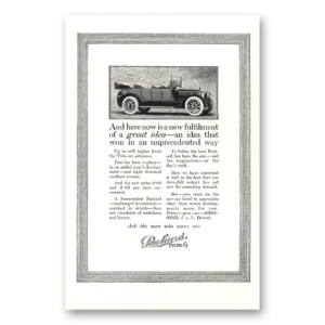 1916 Packard Twin 6 Print Ad | Great Idea