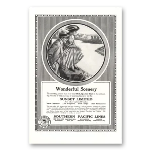 1916 Southern Pacific Print Ad | Wonderful Scenery