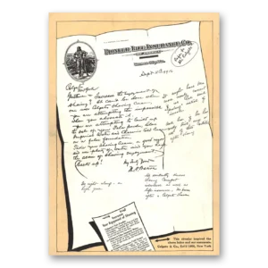 1917 Colgate Print Ad | Pioneer Life Insurance