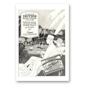 1917 Egyptian Deities Cigarettes Print Ad | People Culture