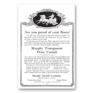 1917 Murphy Varnish Print Ad | Your Floors