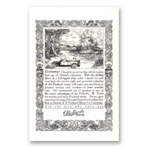 1917 Packard Twin 6 Print Ad | Natures Resources