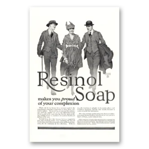 1917 Resinol Soap Print Ad | Complexion