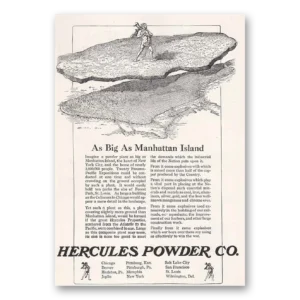 1948 Hercules Powder Print Ad | Manhattan Island