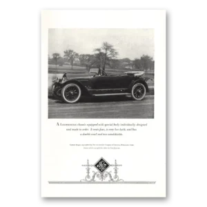 1918 Locomobile Print Ad | Special Body