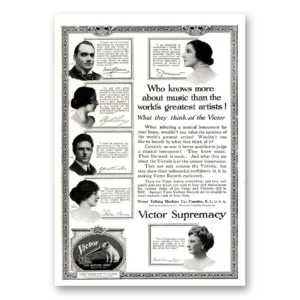 1918 Victor Records Print Ad | More About Music
