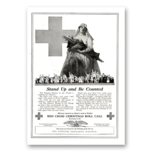 1918 Red Cross Print Ad | Christmas