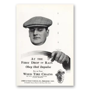 1919 American Chain Company Print Ad | First Drop Rain