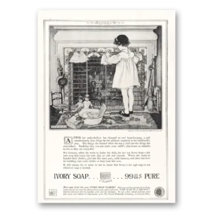 1919 Ivory Soap Print Ad | Real Housekeeping