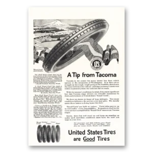 1919 US Tires Print Ad | Tacoma