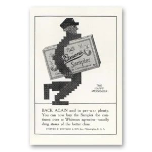 1919 Whitmans Chocolates Print Ad | Back Again