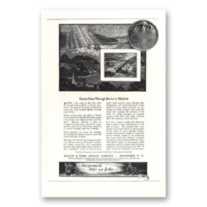 1920 Bausch & Lomb Print Ad | Mankind