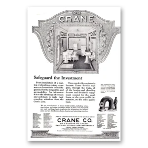 1920 Crane Print Ad | Safeguard Investment